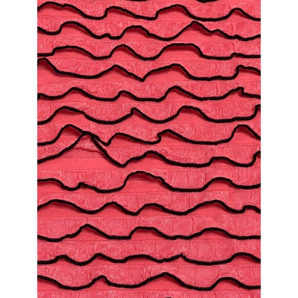NWT Elementz 3X Pink & Black Wavy Stripe Top Plus Comfy Casual USA - Picture 3 of 12